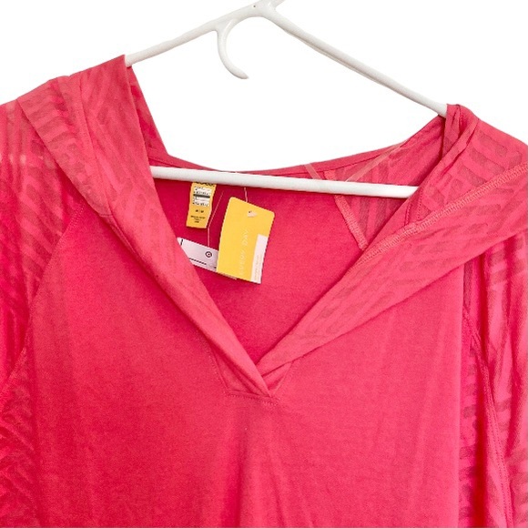 LOLE Montreal Salamander Pink Pullover Lightweight Hoodie Womens Medium - Picture 9 of 13